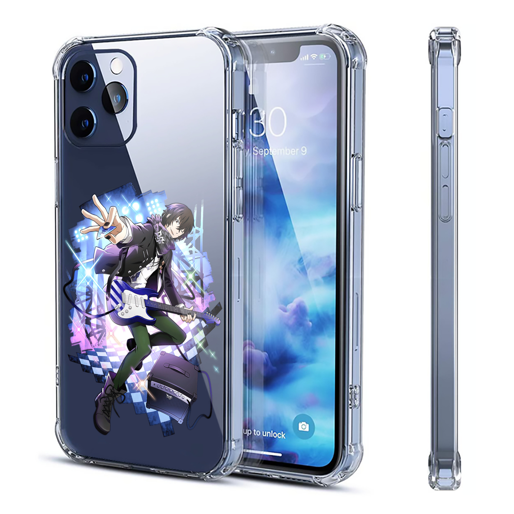 （画像用） 文豪ストレイドッグス Bungo Stray Dogs 【iPhone 12シリーズ対応】透明スマホケース（クリアソフトケース）